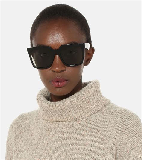 celine geo square black frame sunglasses|CELINE PALO ALTO NEIMAN MARCUS LEATHER GOODS.